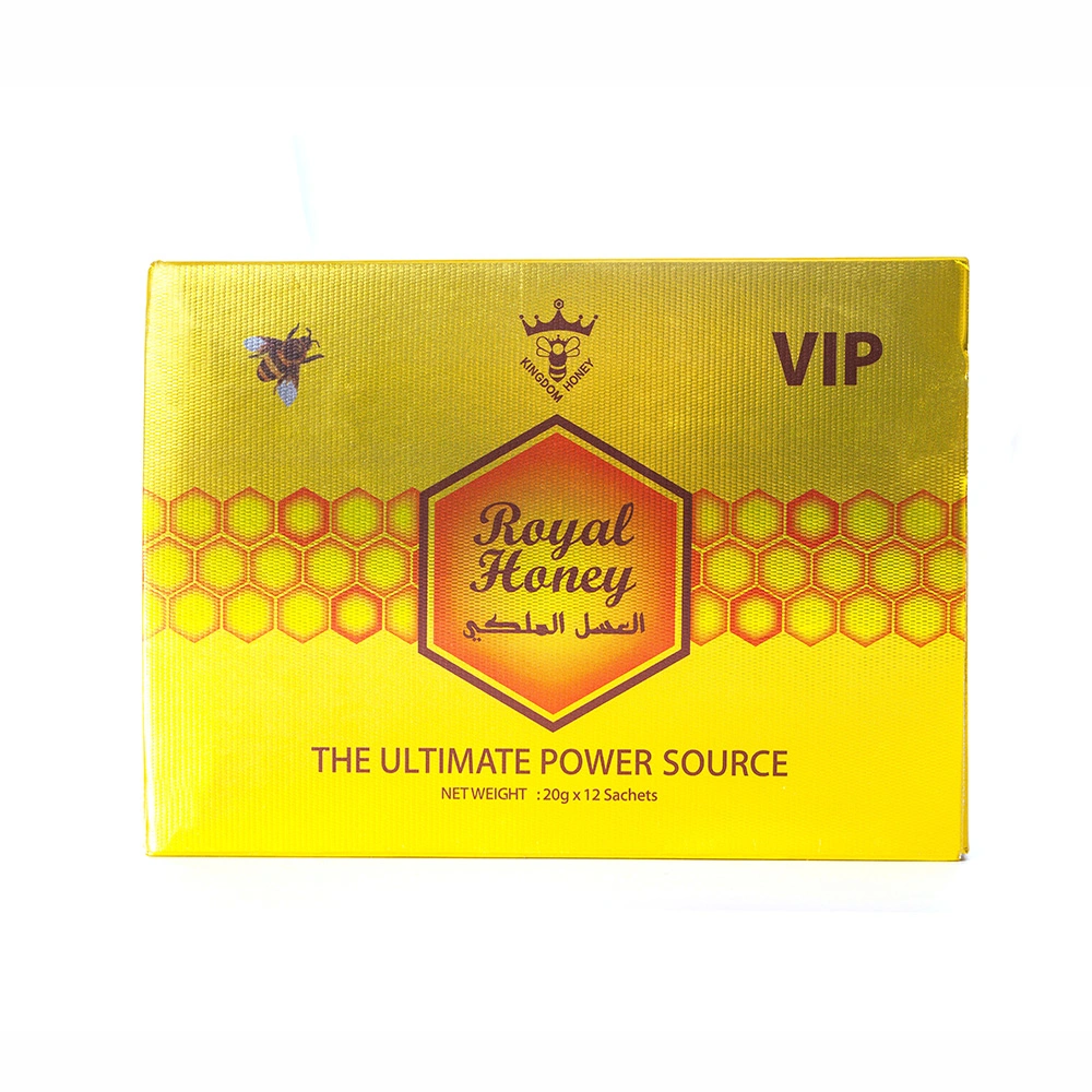 OEM Service Best Nature Pure Bee Honey 24K Gold Branded Purenatural Vital Health Pink King Pure Royal VIP Honey