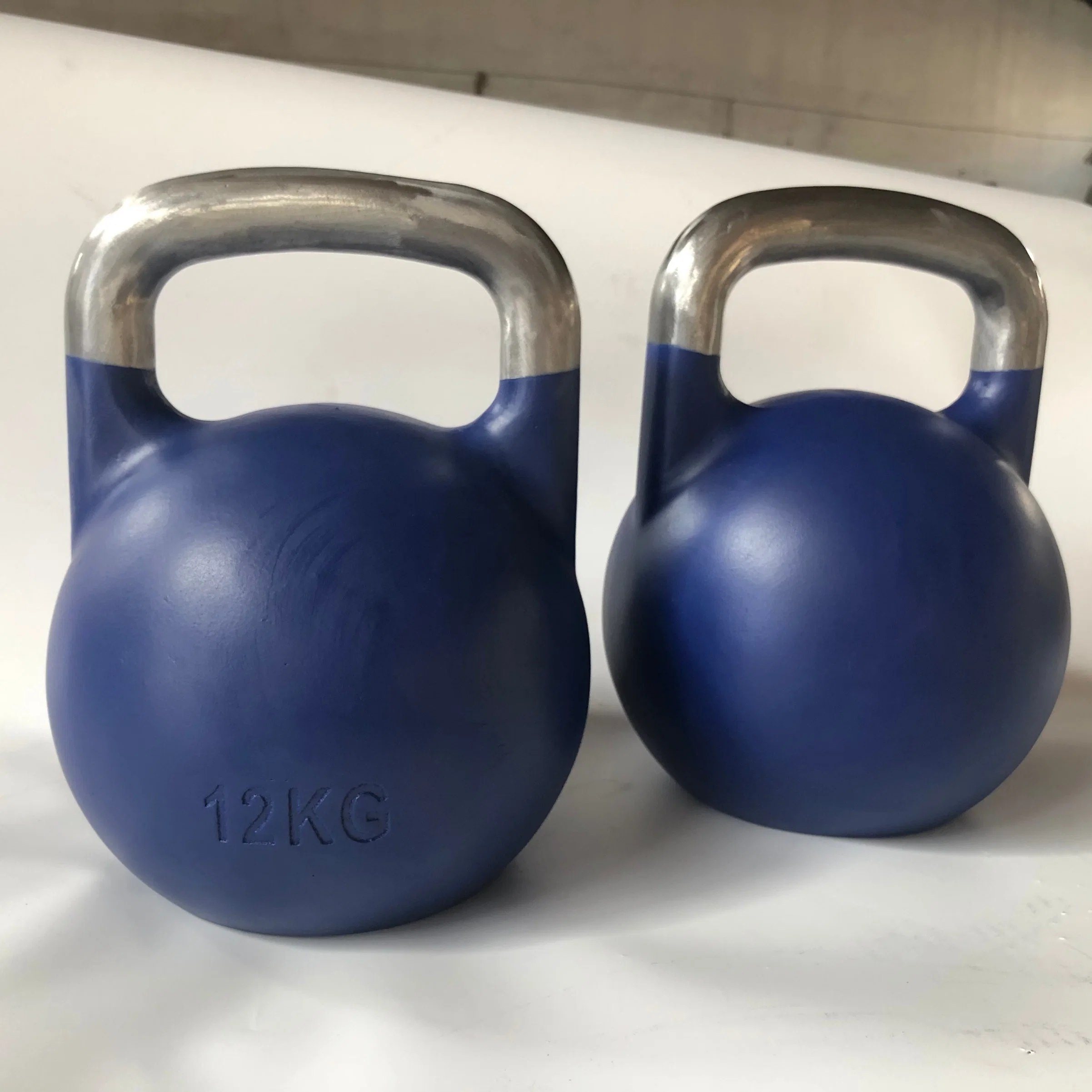 Logotipo personalizado el ejercicio de la competencia Kettlebell hueco de acero