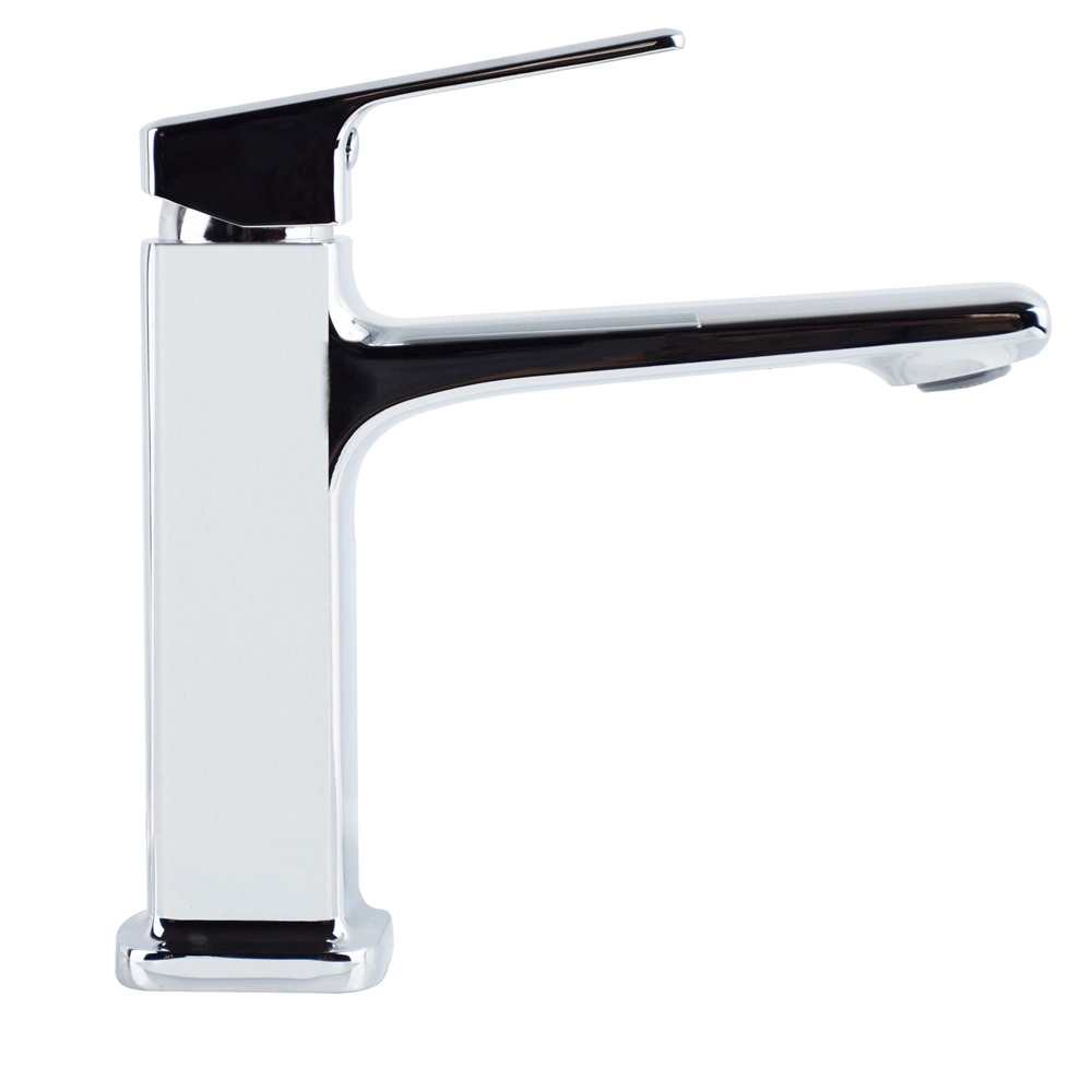 Bathroom Chrome Rectangular Sink Tap Basin Faucet Mixer