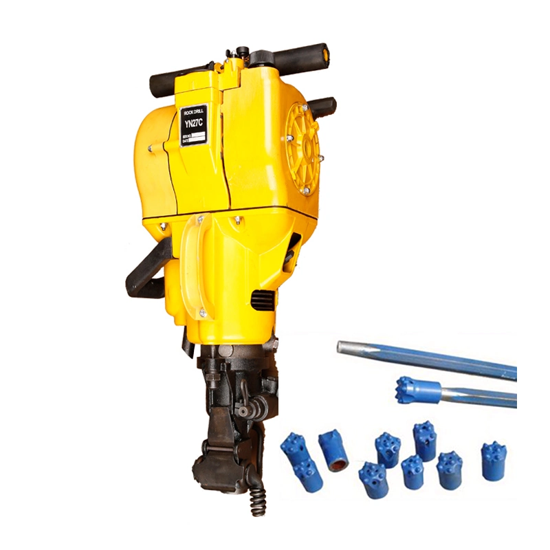 Hand Held Gasoline Vertical Pionjar 120 Quarrying Rock Drill