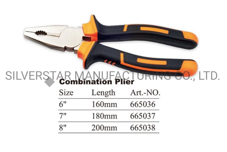 Diagonal Pliers/Hand Tools/ Carbon Steel, CRV, PVC/TPR Handles/665