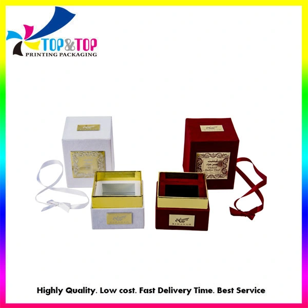 Custom Velvet Gift Box for Jewelry/Perfume/Candle Packaging Manufacturer