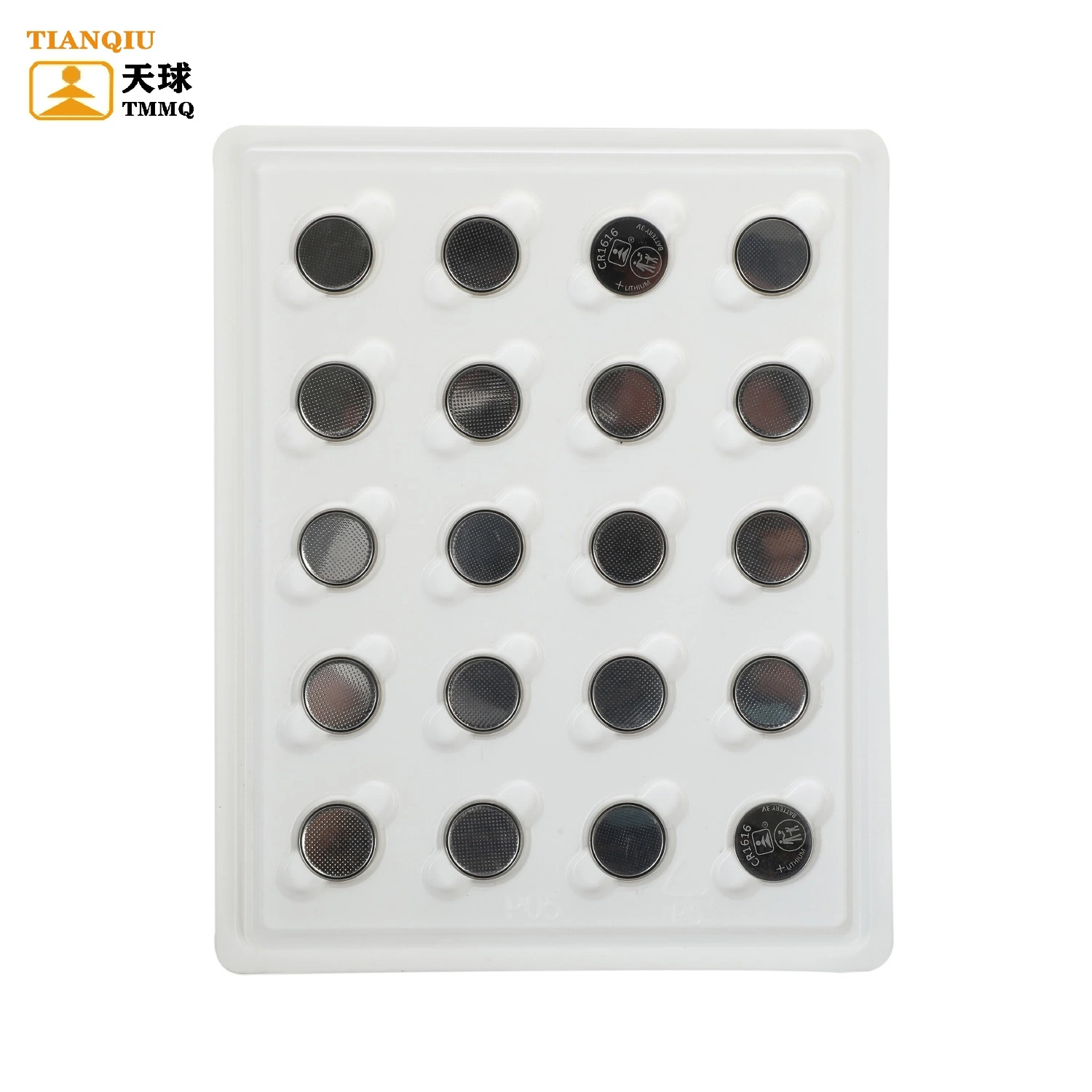 Tianqiu Cr1616 Button Cell 3V Lithium Dry Battery Alkaline Carbon Zinc Factory