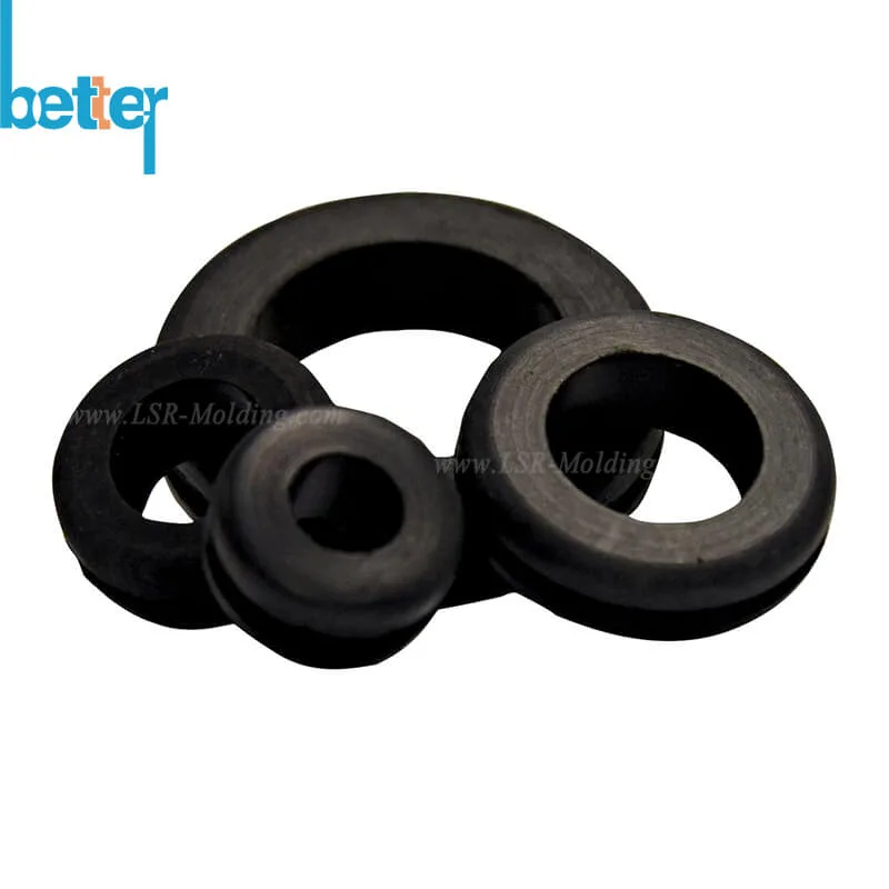 Custom Round/Rectangular/Square Silicone Rubber Grommet Hole Split Plug/Gasket/Seal for Firewall/Wire/Appliance