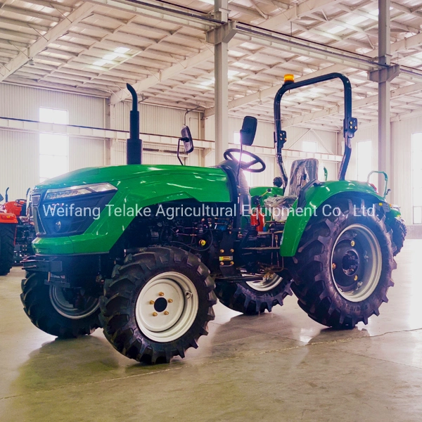 Telake China Agricultural Equipment Wide Tires Tractors 25HP-60HP for Sale