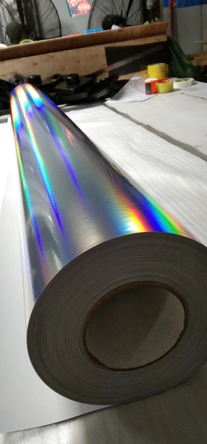 Eco-Solvent Printable Holographic Self Adhesive Vinyl Laser Adhesive Holographic Vinyl Sticker with Stronger Glue