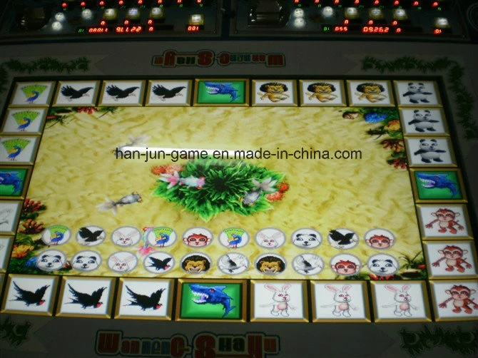 Luxury Betting Animal Coin Operated Video Game Machine