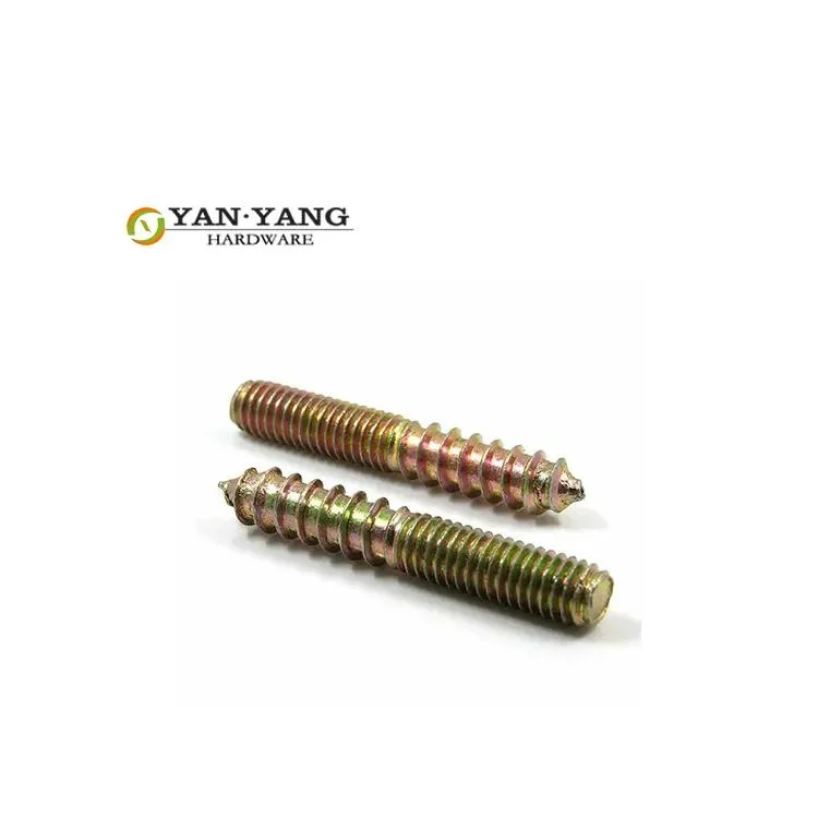 Yanyang M8 Double Head Dowel Wood Bolts and Screws for Furniture