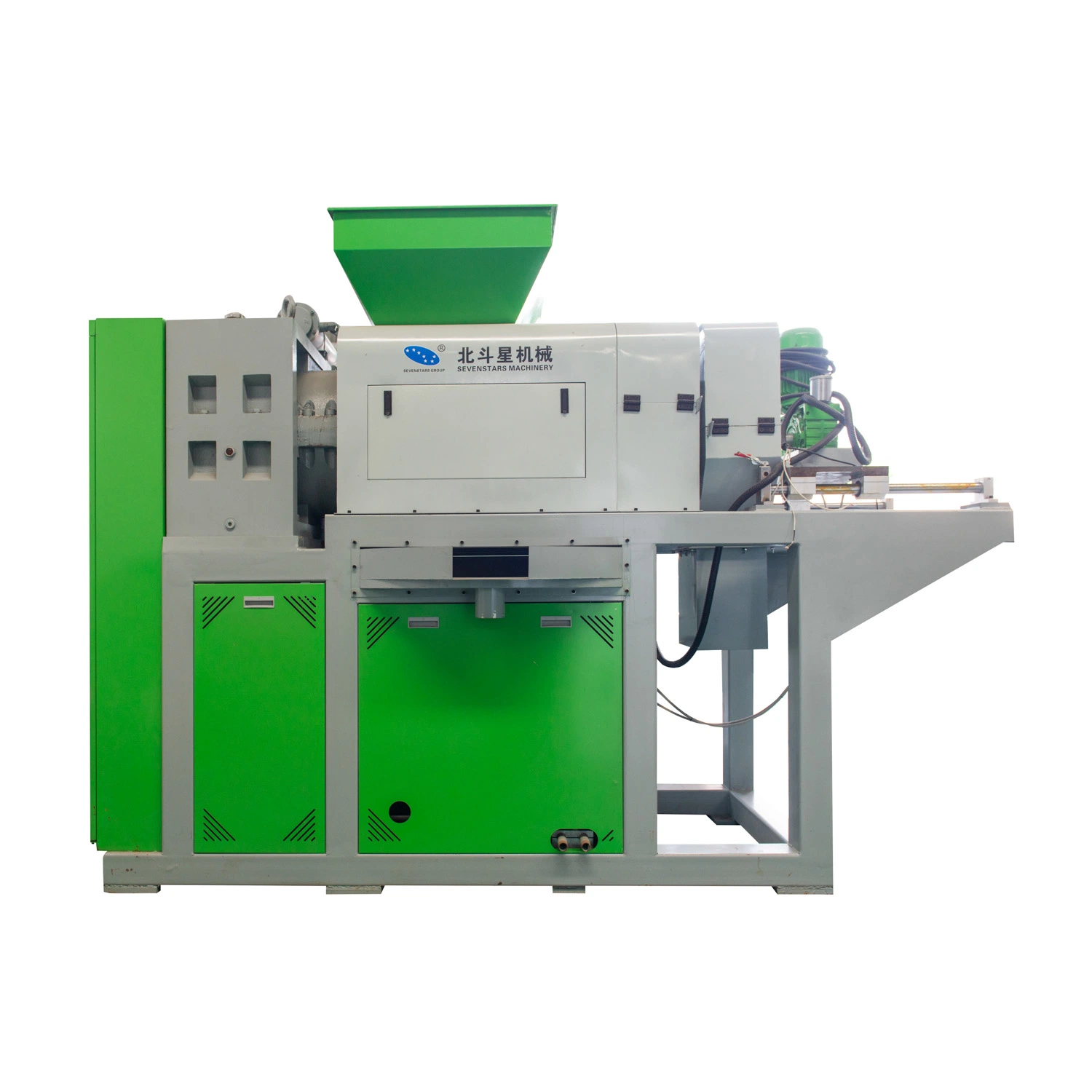 Side Force Feeder Plastic PE PP Granulating Production Line