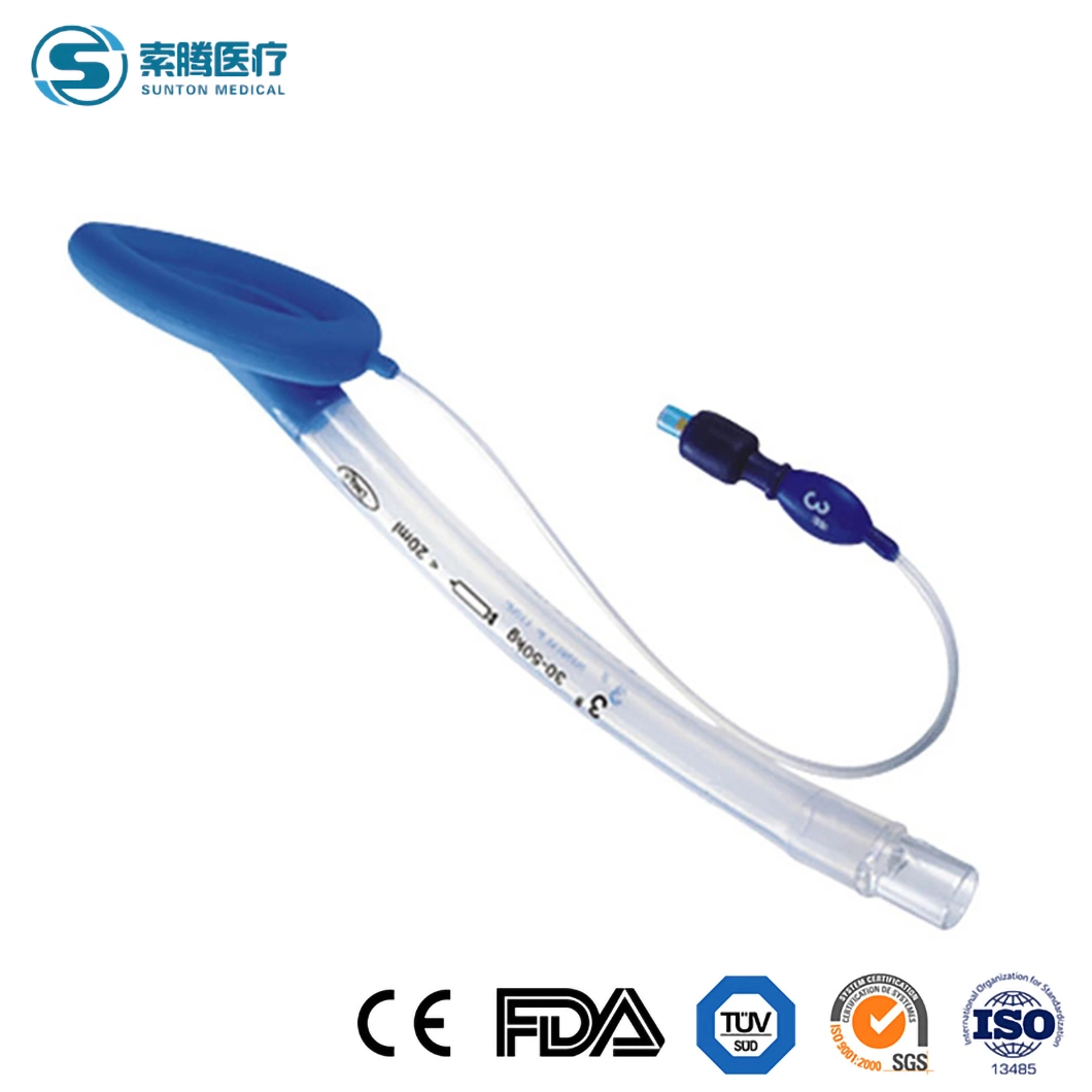 Sunton China CE ISO Certified Medical Disposable 1# 1.5# 2# 2.5# 3# 4# 5# Sizes High-Quality Laryngeal Mask Airway Suppliers