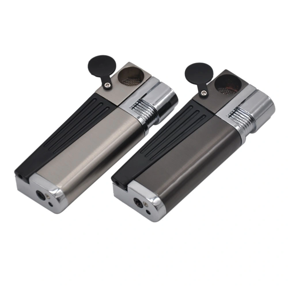 2-in-1 Metal Lighter Pipe Foldable Lighter Pipe Open Flame Multifunction