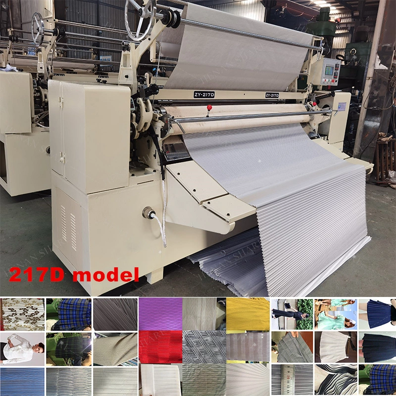 Smocking Pleater Manual Cloth Sunray Skirt Textile Curtain Pleated Fabric Folding Pleating Machine for Fabric Pleating Automatic Zy516D Zj 217 D