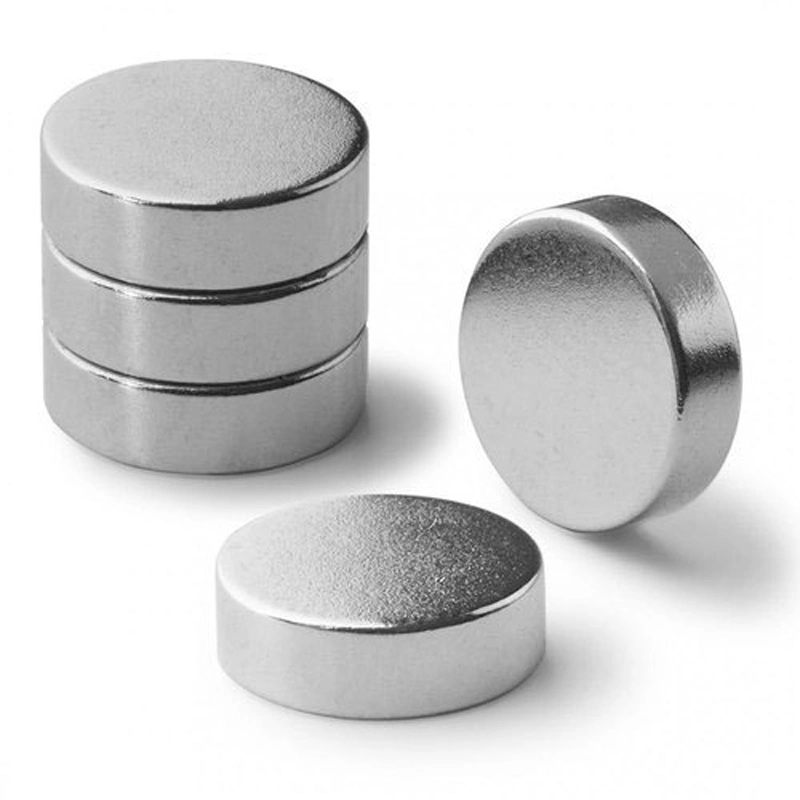 Super Strong Cylinder Magnetic Material N52 Neodymium Magnet NdFeB Disc Round