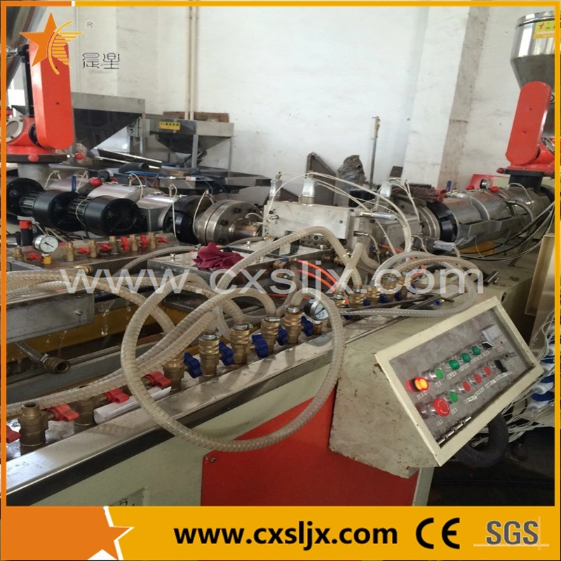 PE/PP/PVC Plastic WPC Outside Profile Extrusion Machine