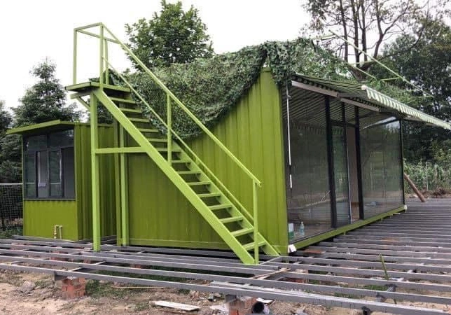 20ft Green Modular/Container Home/Shop/Store für Shopping