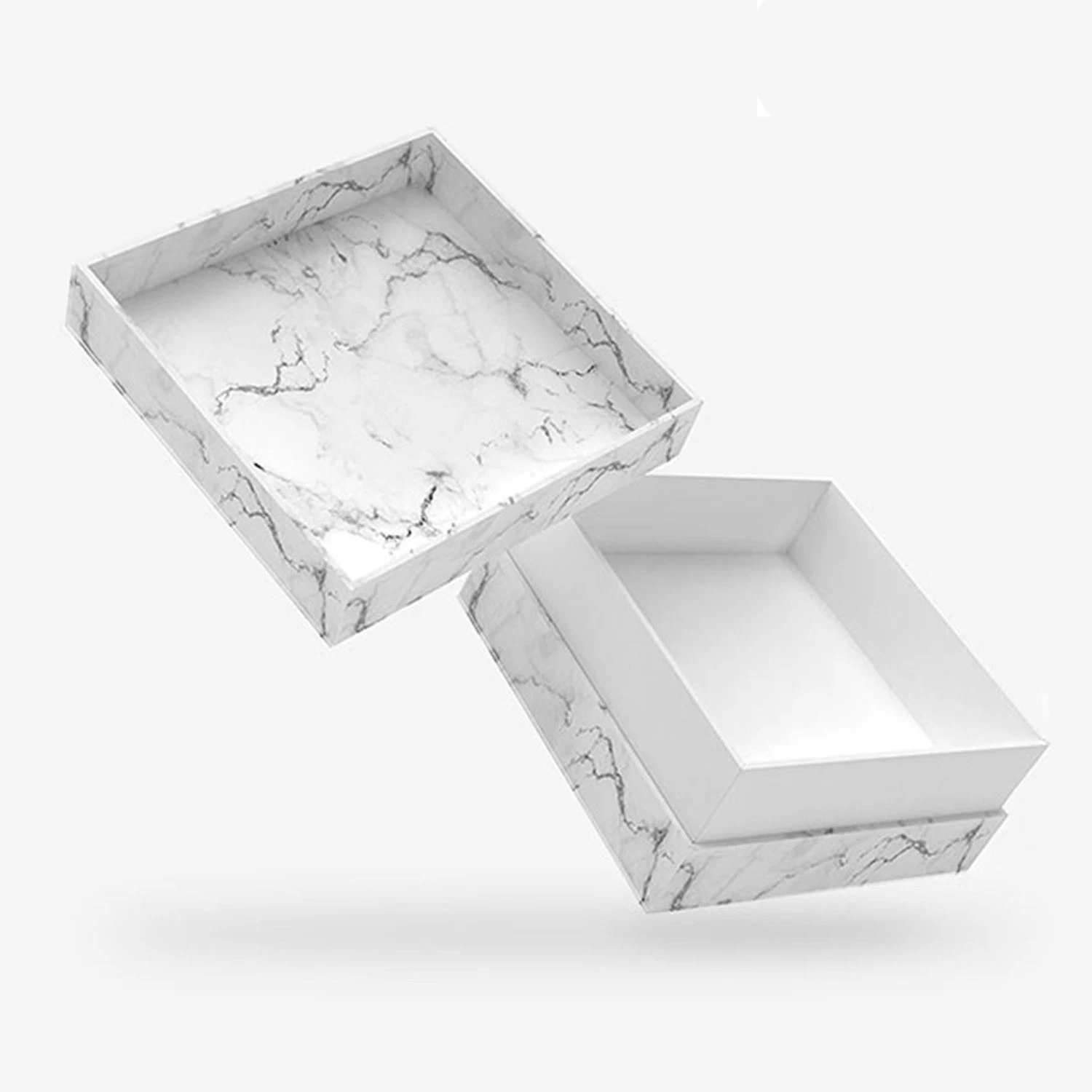 Luxury Mail Marble Box with Your Logo High Grade Custom Box for Shoes/Clothes/Watch Private Custom Gift Box