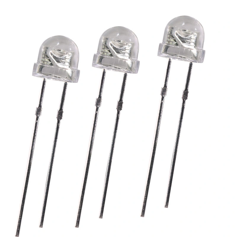 LED Factory Wholesale/Supplier Through Hole Long Legs Yellow Red Blue Green Bright 5mm Hat Shape LED Diode DIP LED