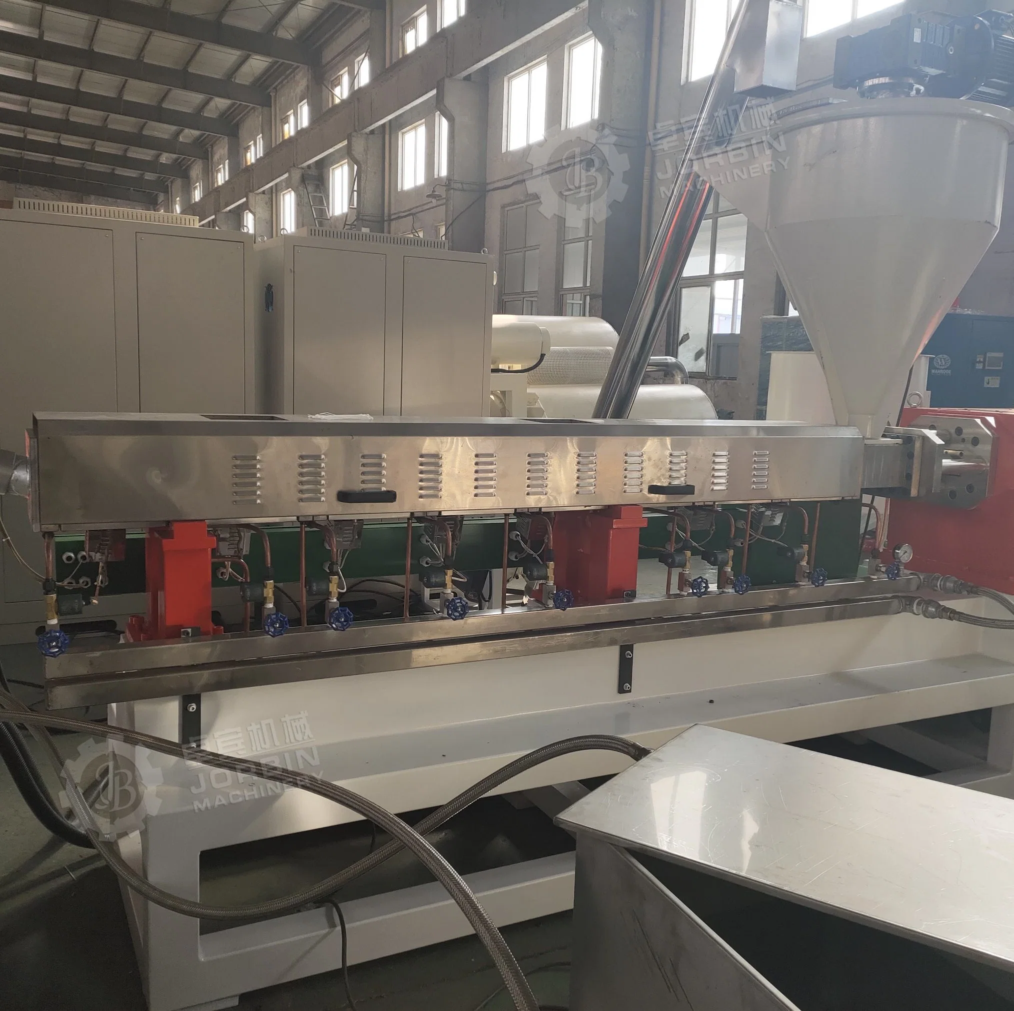 Double Stage Rubber Tyre Recycling Extrusion Machine