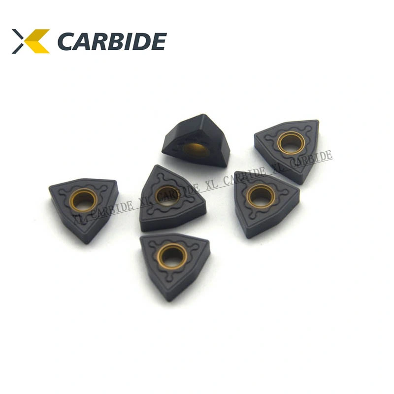 Tungsten Carbide Wnmg أدري الحشوة قطع الفولاذ