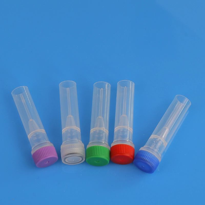 Cryogenic, Screw Microtube, PP, 0.5ml, Sterile, Without Marking Area, with Cap, Sampe Vials