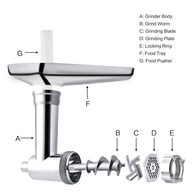 Machining Accessory Food Mixer Blade Plates Meat Grinder Parts