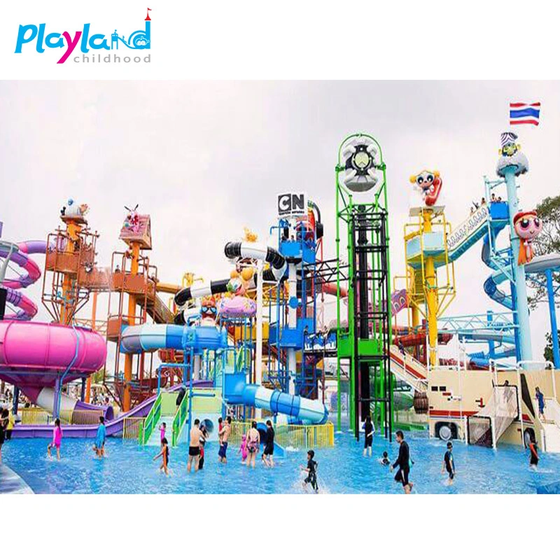 Water Park Equipment Big Pool Slide Water Park Equipment for Sale