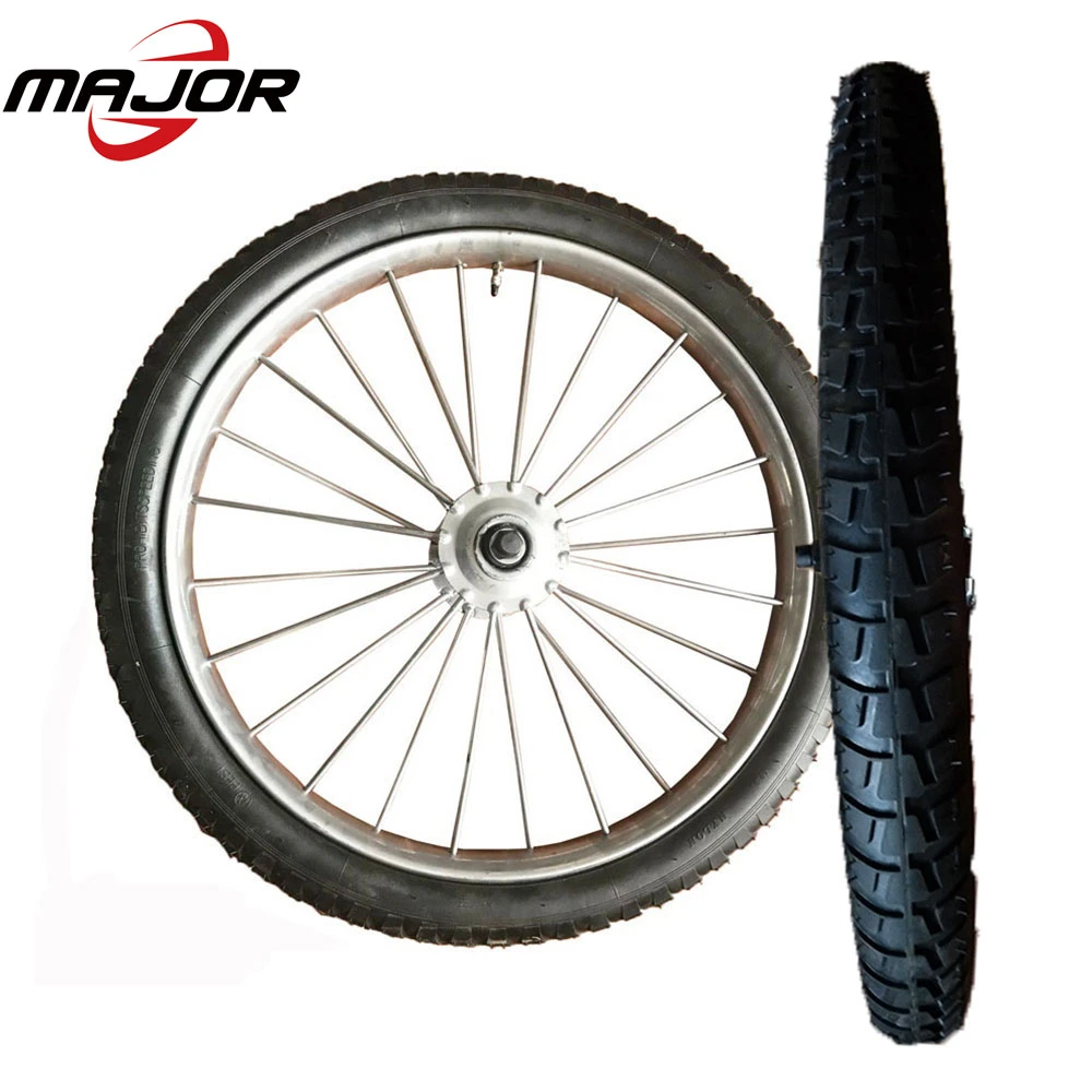 26 Inch Pneumatic Rubber Wheel with Spoke Rim for Bicycle