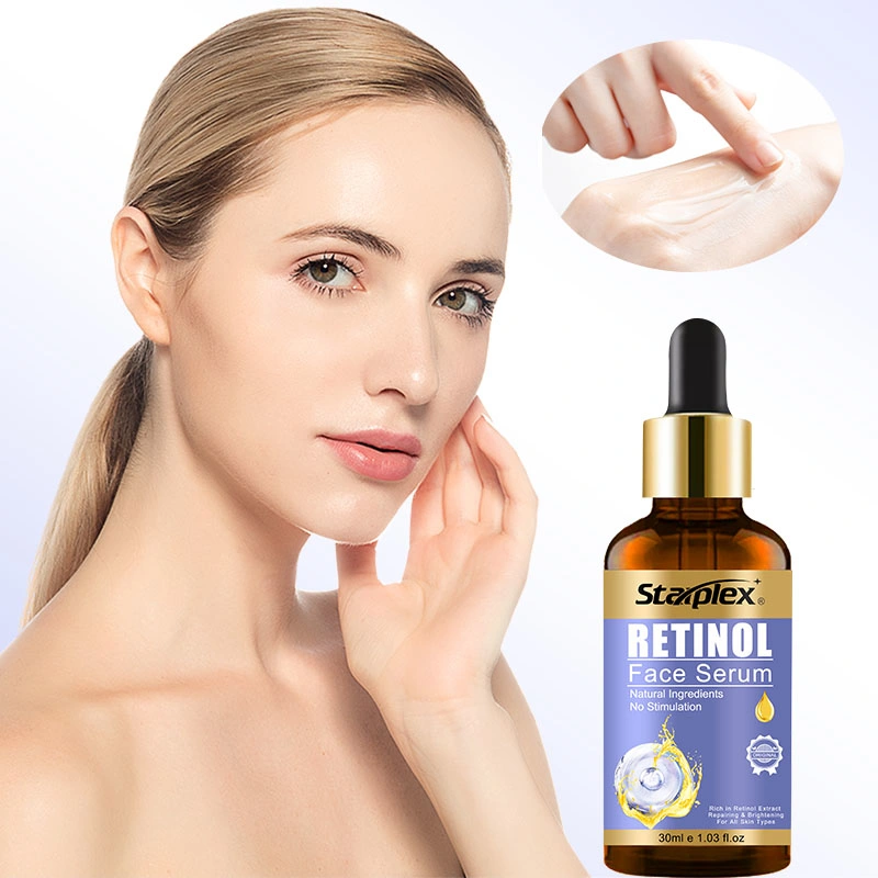 OEM/ODM etiqueta privada Anti arrugas Facial suero orgánico Anti-Envejecimiento blanqueamiento Cuidado facial Retinol Serum