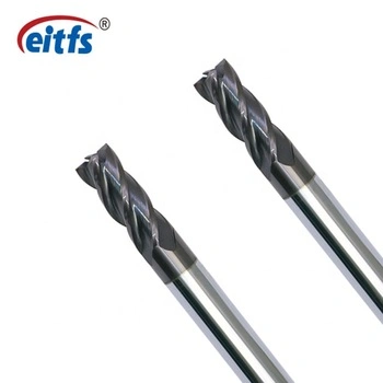 4 Flûtes Carbide Extrémité carrée machine CNC Mill Outils de coupe Fraise