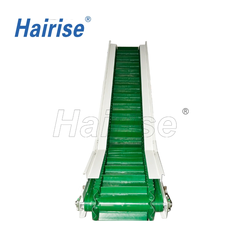 Hairise Inclined PU PVC Belt Factory Processing Conveyor System