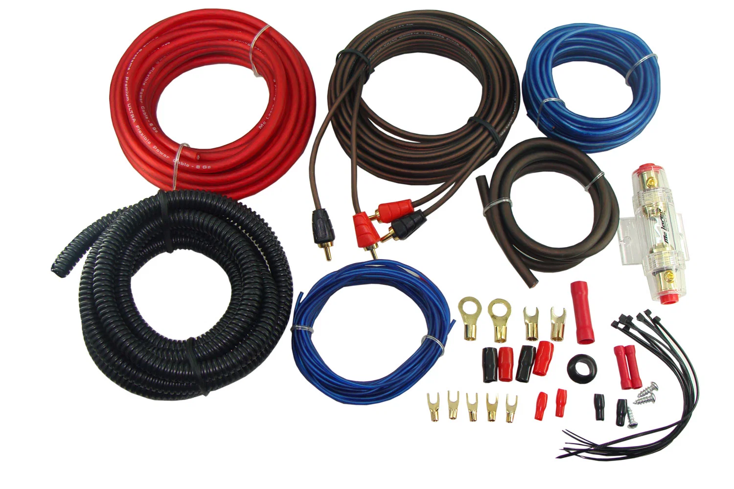 Power Cable Car Audio Amplifier Wiring Kit