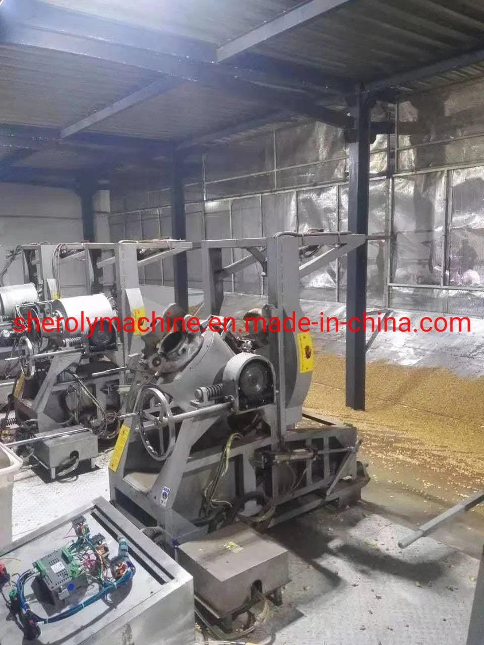 Puffed Rice Cake Making Machine