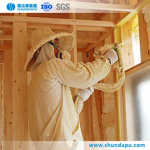 PU Insulation Sda13e Spray Rigid PU Foam for Cold Storage