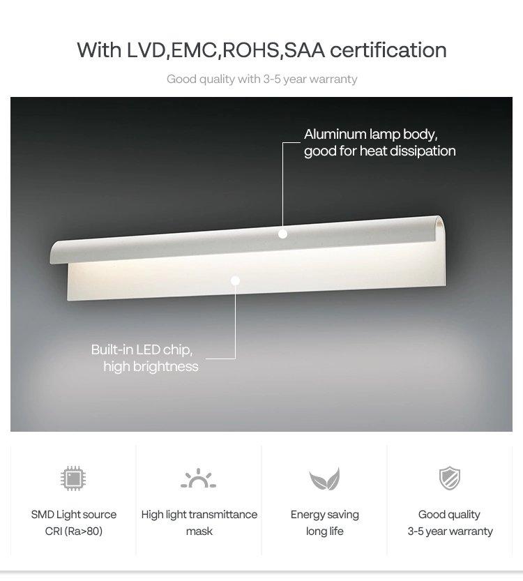 Europa Aluminium LED-Lampe lange Streifen Innenbeleuchtung Wandleuchte