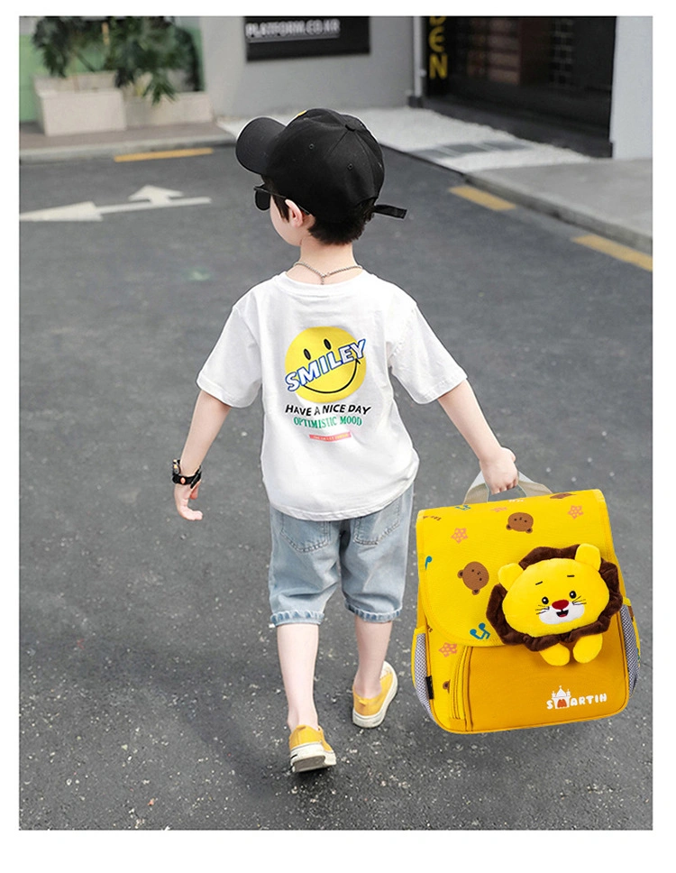 New Fashion Kids&prime; School Backpack Lightweight Bags for Children Funny School Bag