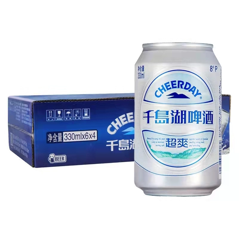 High Quality Chinese Cheerday Lager Beer 330ml Can 3.1%Abv Beer Drink Alcoholic Beer for Export