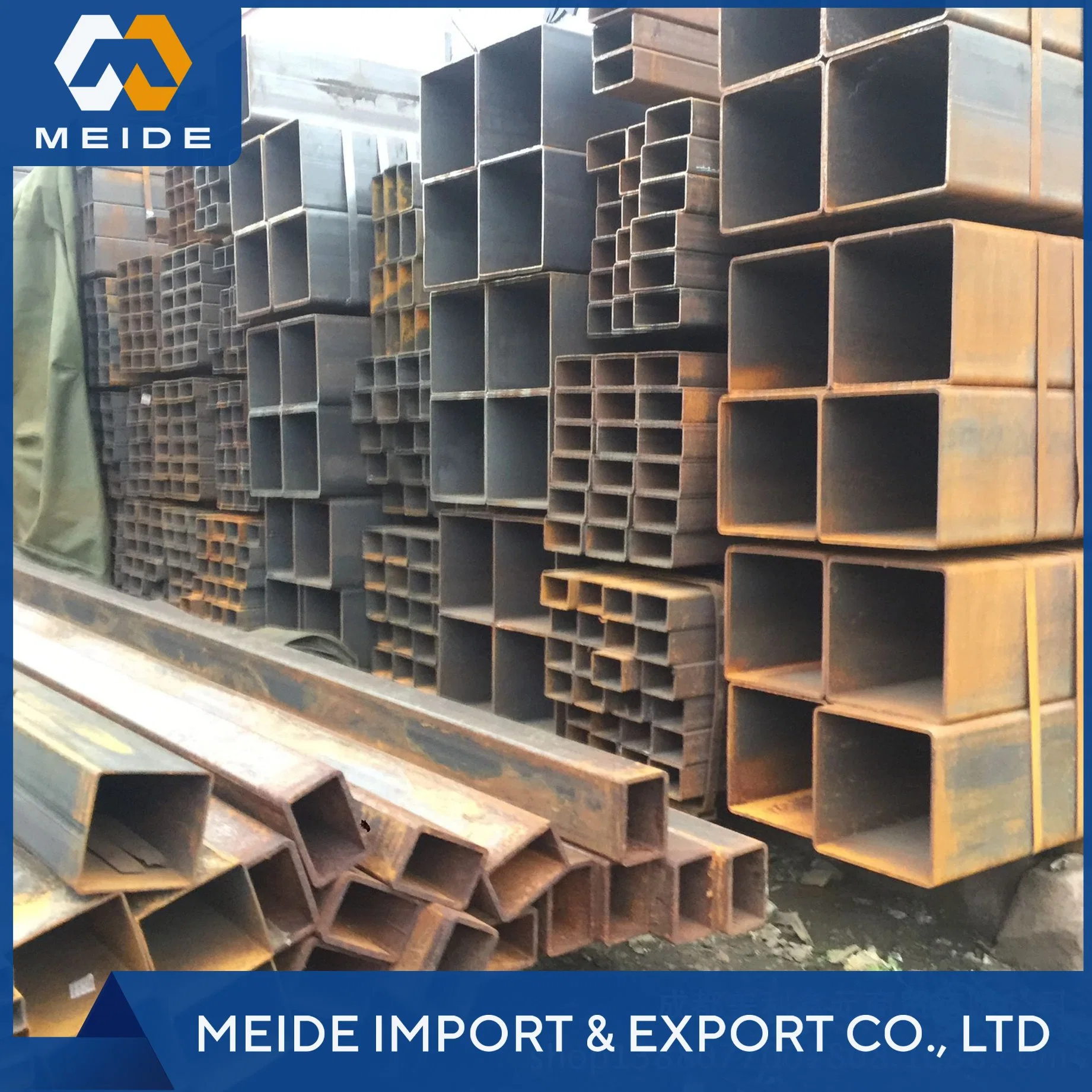 40X40mm A283c 1015 S235jrc/ St37-2/1.0122/ Q235B Seamless Square Rectangular Steel Pipe/Tube