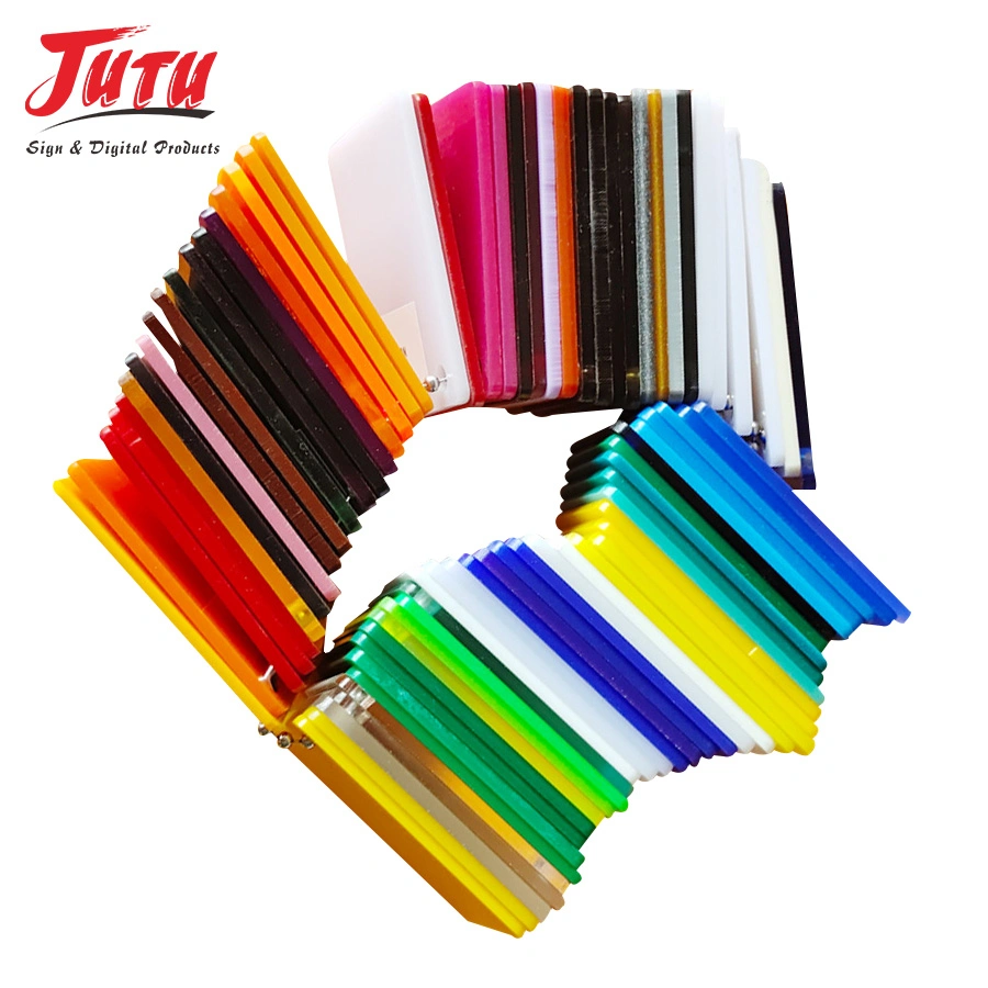 Haut brillant clair Rainbow surface lisse du verre coulé Conseil feuille de plastique acrylique