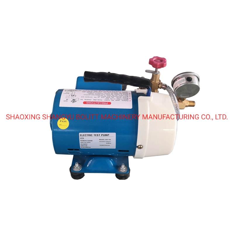 Max 60bar Pressure Test Machine Electrical 250W Dsy-60