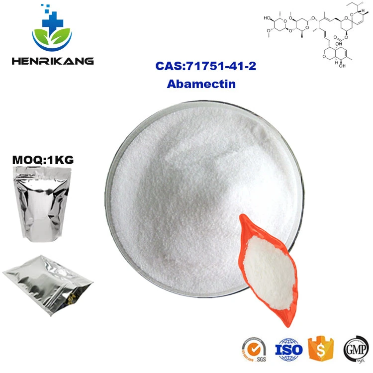Abamectina al por mayor polvo CAS 71751-41-2 Abamectina utilizada en alto tóxico Insecticida