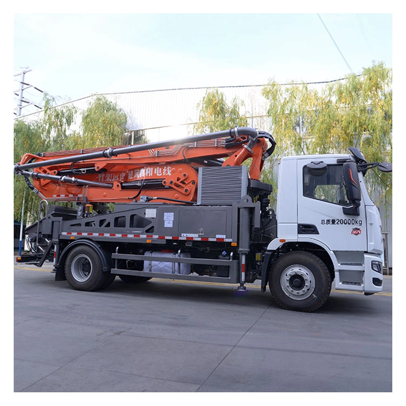 32 M Cement Pump Truck Concrete Boom Pump Car