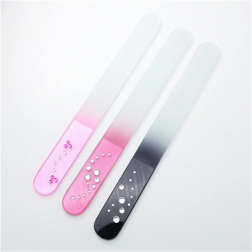 Customized High quality/High cost performance  100/180 Grits Emery Nail File Zebra Nail File Double Sides Nail Files