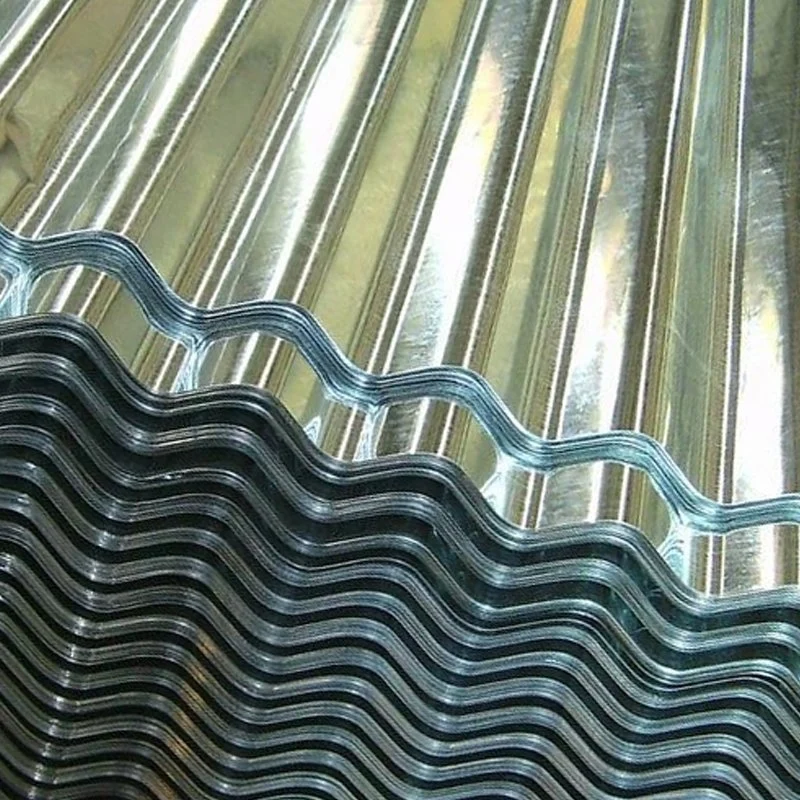 Zinc Galvanized Corrugated Steel for House Wall Panel Types of Roofing Iron Cutting Steel Plate