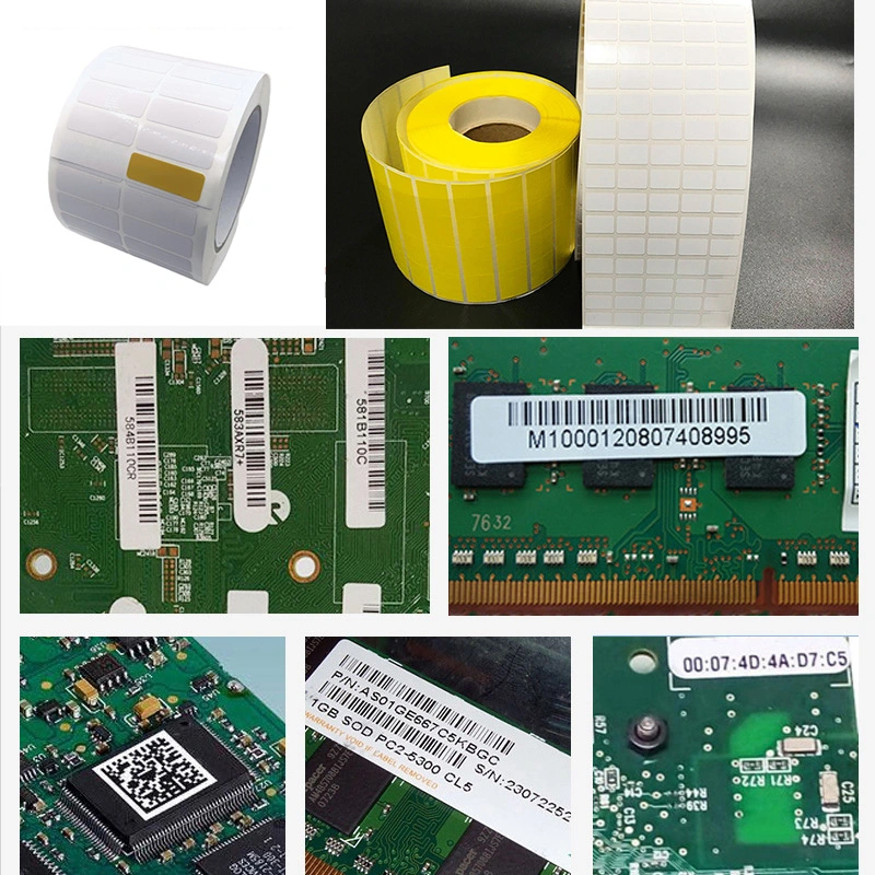 Polyimide Thermal Transfer Label High Temperature Resistance for PCB Bar Code Tracking