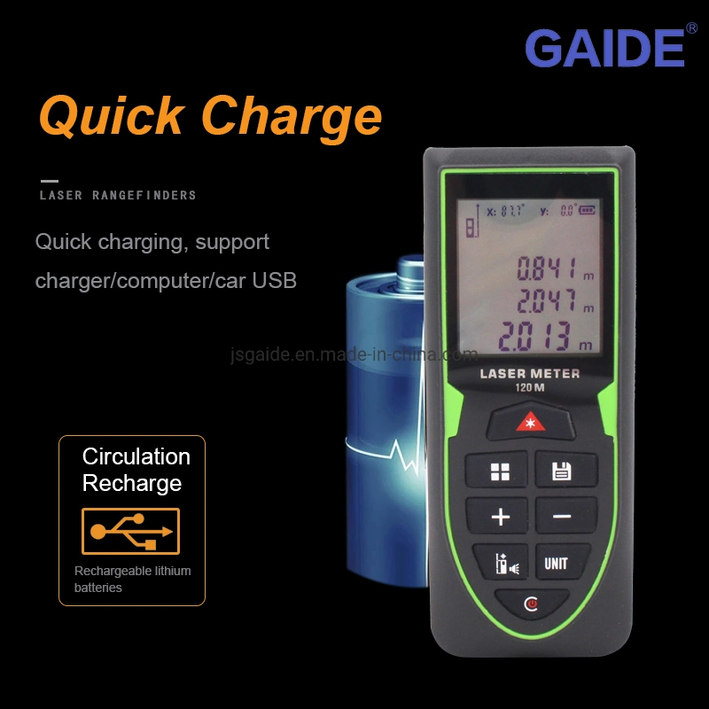 New Cheap Digital Laser Rangefinder Distance Meters 70/100/120 Meters with Screen Green Beam