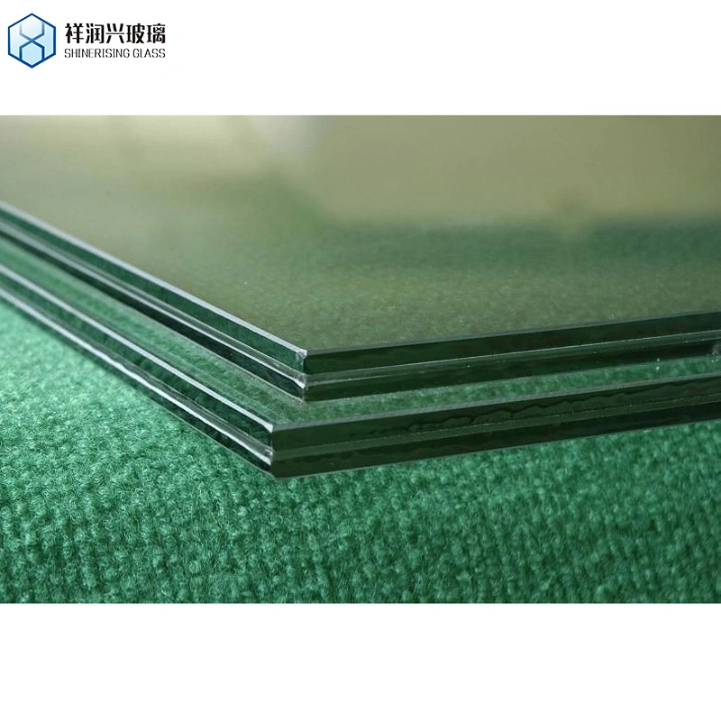 Factory Price Safety Clear Laminated Glass 6.38mm Transparent Colored PVB Film Glass with En Standard