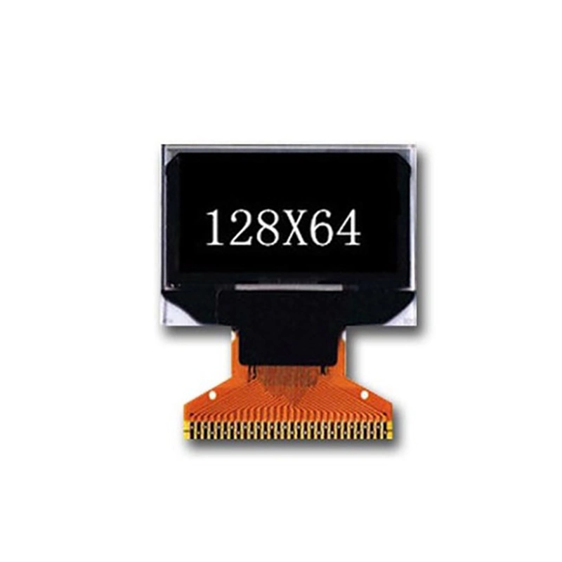 Компактный монохромный 0.96-дюймовый OLED-интерфейс FPC I2C Дисплей