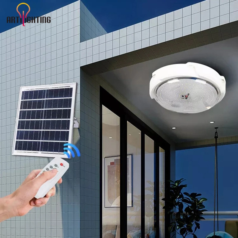 40 واط، 60 واط، مصابيح شمسية، إنارة فندق Super Bright Home ABS نظام التحكم الذكي IP66 ضوء LED ضوء السقف الشمسي بقدرة 50 واط ومقاوم للماء