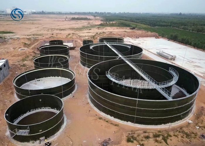 Glass Fused to Steel Tank Used as Beer Wastewater Treatment