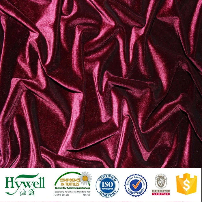 Polyester Velvet Curtain Fabric with Wide Width